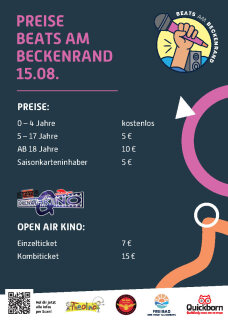 PM 196 Preise Beats am Beckenrand und Open Air-Kino