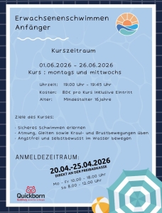 Schwimmkurse Erwachsene
