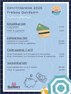 Eintrittspreise 2026 Eintrittspreise 2026