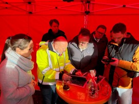 Bürgerinfo Nr. 329 b2 Geplante Hillwood-Ansiedlung in Ellerau_ Verkehrsminister Madsen vor Ort in Quickborn