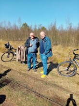 Bürgermeister Thomas Beckmann während einer Radtour der Stadtmacher-Gruppe „Fahrrad“