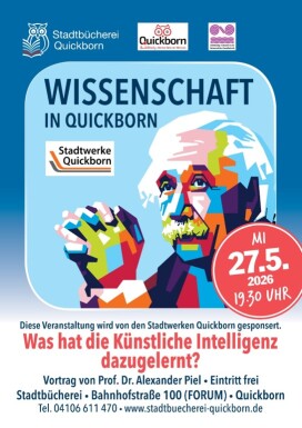 PM 122 Was hat die Künstliche Intelligenz dazugelernt_ Vortrag in der Stadtbücherei PM 122 Was hat die Künstliche Intelligenz dazugelernt_ Vortrag in der Stadtbücherei
