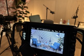 Das Quick.talk Podcast-Studio kurz vor der ersten Aufnahme Das Quick.talk Podcast-Studio kurz vor der ersten Aufnahme