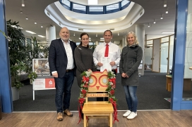 PM 105 B1 Eulenstuhl findet neuen Platz bei der Sparkasse Südholstein