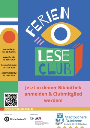 PM 148 Der FerienLeseClub startet wieder in der Stadtbücherei Quickborn