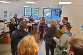 Für den Ernstfall gerüstet: Innenministerin Magdalena Finke zu Besuch auf der Polizeiwache in Quickborn PM 291 B4 Quickborns neue Polizeiwache ist für den Ernstfall gerüstet