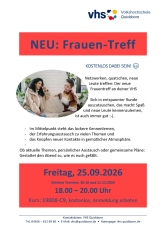 PM 362 VHS lädt zum Frauentreff ein_Poster