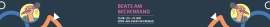 Banner Beats am Beckenrand